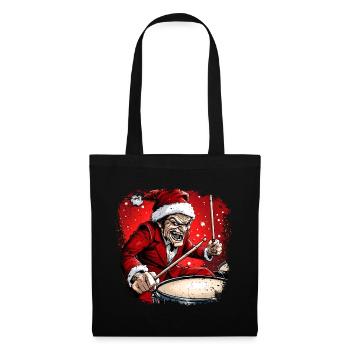 Batteur Noël - Sac en tissu - noir - Devant