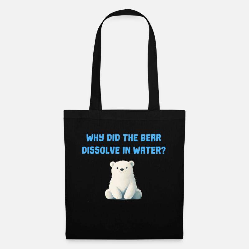 Why does the bear break up on Chemistry Chemist - Tote Bag - black