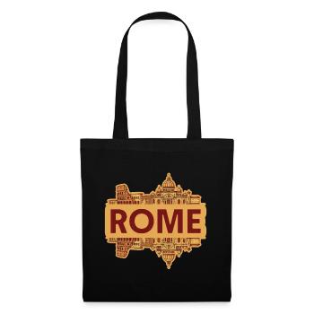 Rome Italy Skyline - Tote Bag - black - Front