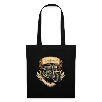 Legend 1965 – Vintage motorcycle design - Tote Bag - black - Front