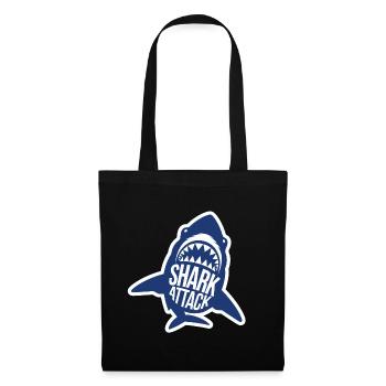 Shark Shark Attack Sea Lover - Tote Bag - black - Front