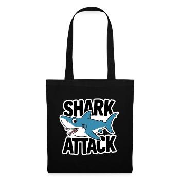 Shark Shark Attack Sea Lover - Tote Bag - black - Front