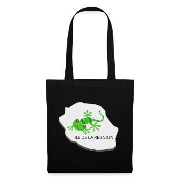 Grenouille tropicale Réunion - Sac en tissu - noir - Devant
