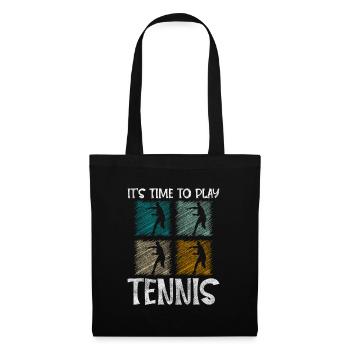 Tennis Hobby Winner Serve - Tote Bag - black - Front