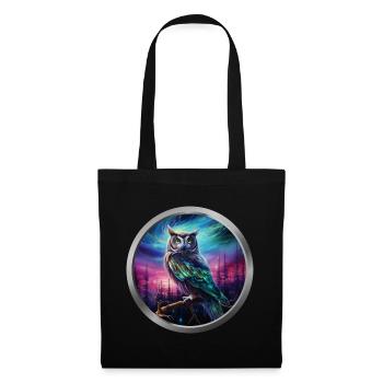 Owl Animal - 4 - Tote Bag - black - Front