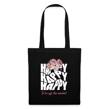 Happy Bride - Hen Party - Tote Bag - black - Front