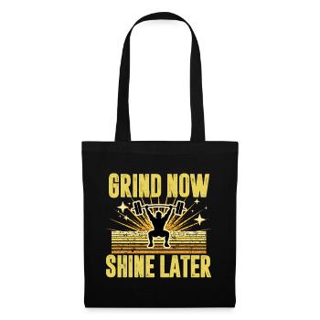 Motivation Fitness Barre-Squat Design - Sac en tissu - noir - Devant