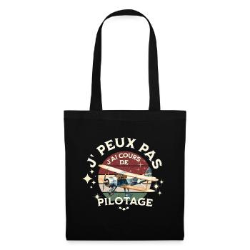 I can't I have flying lessons - Tote Bag - black - Front