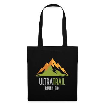 Ultra-Trailrunning - Stoffbeutel - Schwarz - Vorne