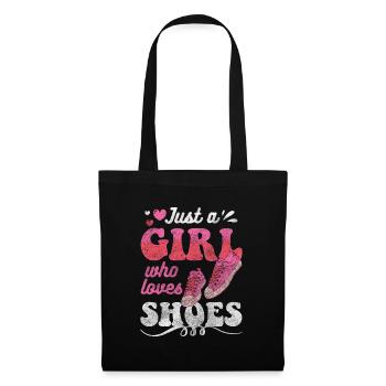 Collectionneur de chaussures Addiction au shopping - Sac en tissu - noir - Devant