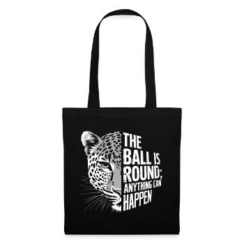 The Ball Is Round Leopard - Tote Bag - black - Front