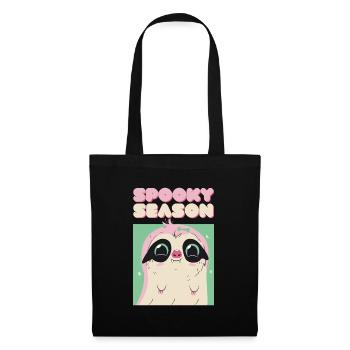 Spooky Season - Paresseux vampire mignon - Sac en tissu - noir - Devant