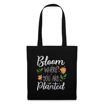 Parfum floral Bouquet d’amour - Sac en tissu - noir - Devant