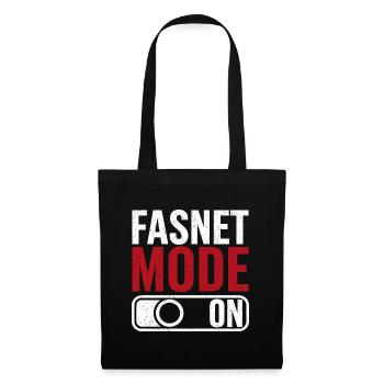 Fasnet Mode On - Stoffbeutel - Schwarz - Vorne