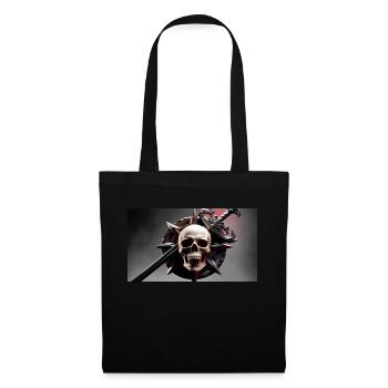Skull Sword Lance - Tote Bag - black - Front
