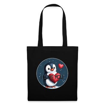I LOVE YOU PENGUIN - Tote Bag - black - Front
