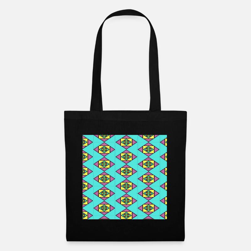 Repetitive Cubism - Tote Bag - black
