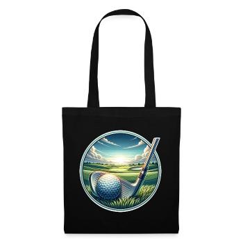 Golfe - Sac en tissu - noir - Devant