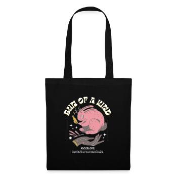 Jackalope mystique – Unique et magique - Sac en tissu - noir - Devant