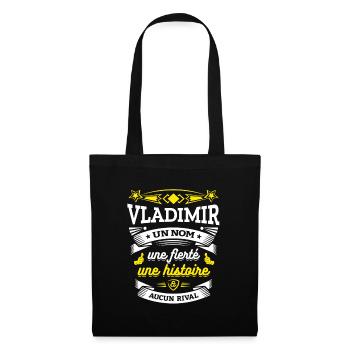 VLADIMIR UN NOM UNE FIERTÉ AUCUN RIVAL - Sac en tissu - noir - Devant