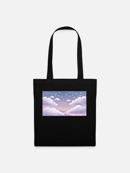 الجملة لا تتوقف عن الحلم - Tote Bag - black