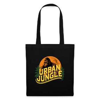 Urban Jungle Logo Couleur - Sac en tissu - noir - Devant