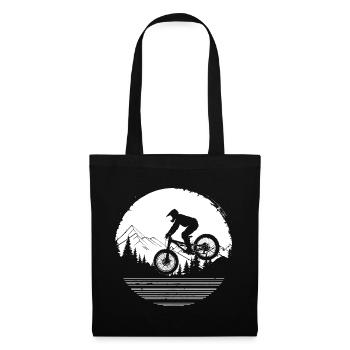 Amateurs de VTT - Sac en tissu - noir - Devant