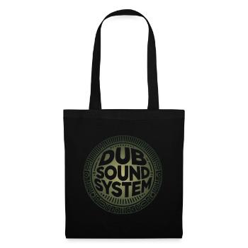 Dub sound system green yellow yellow gradient - Tote Bag - black - Front