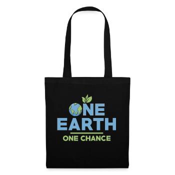 One Earth One Chance Planet Environmental Earth Da - Tote Bag - black - Front