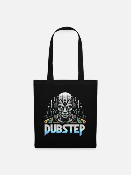 Dubstep Cyborg - Tote Bag - black
