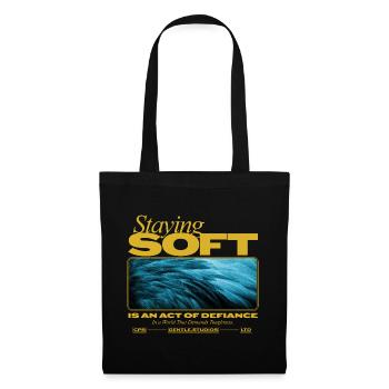 Staying Soft – Power in Gentleness - Tote Bag - black - Front