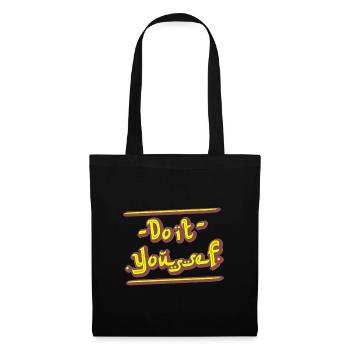 DO IT YOUSSEF ! (DIY) - Sac en tissu - noir - Devant