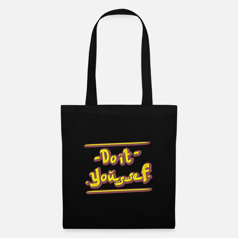 DO IT YOUSSEF ! (DIY) - Sac en tissu - noir