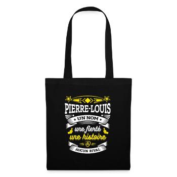 PIERRE-LOUIS UN NOM UNE FIERTÉ AUCUN RIVAL - Sac en tissu - noir - Devant