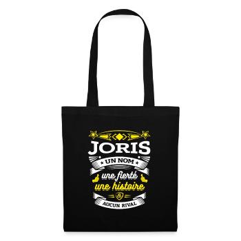 JORIS UN NOM UNE FIERTÉ AUCUN RIVAL - Sac en tissu - noir - Devant