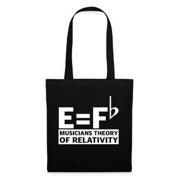Musicians' Theory of Relativity | Music, Concert - Tote Bag - black - Front