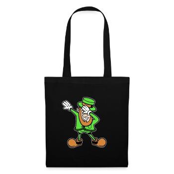 Danse du dabbing du lutin de la Saint-Patrick - Sac en tissu - noir - Devant