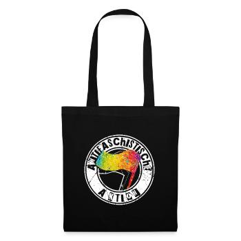 Anti-fascist action - Tote Bag - black - Front