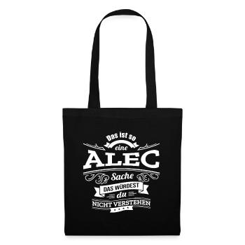 ALEC, DER KATALYSATOR FÜR DEINEN ERFOLG - Stoffbeutel - Schwarz - Vorne
