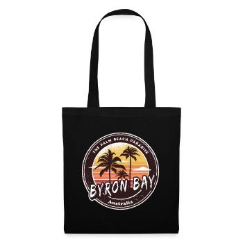Byron Bay Australia Palm Trees Beach Design - Tote Bag - black - Front
