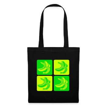 Abstract Bananas Pop Art Design - Tote Bag - black - Front