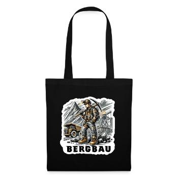 Hard work in mining - Tote Bag - black - Front