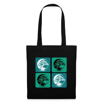 Bonsai Yin Yang - Tote Bag - black - Front
