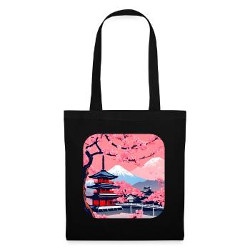 Japan World Tour Temples Culture - Tote Bag - black - Front