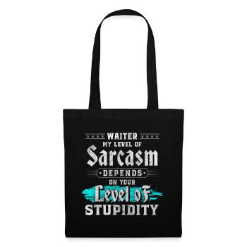 Waiter Specialist Work Profession - Tote Bag - black - Front