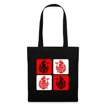 Fire brigade – courage in action - Tote Bag - black - Front