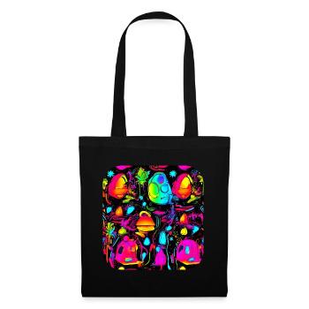 Neon Creative Cyberglow Modern Style - Tote Bag - black - Front