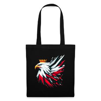 Poland Polska Eagle Flag Flag Geometry Gift - Tote Bag - black - Front