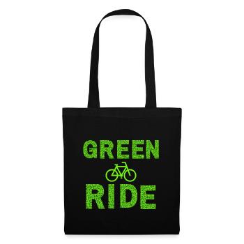 GREEN RIDE - Tote Bag - black - Front
