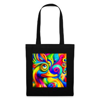 Painting of a duck - Tote Bag - black - Front